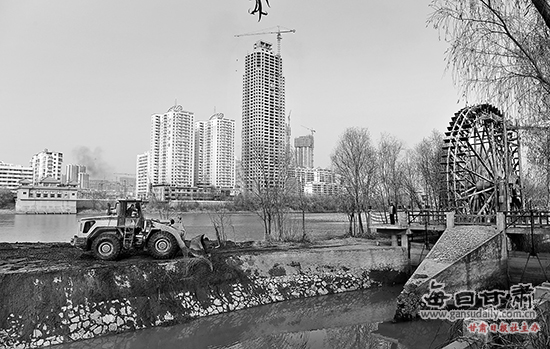 【图片新闻】兰州市黄河边南河道综合治理工程