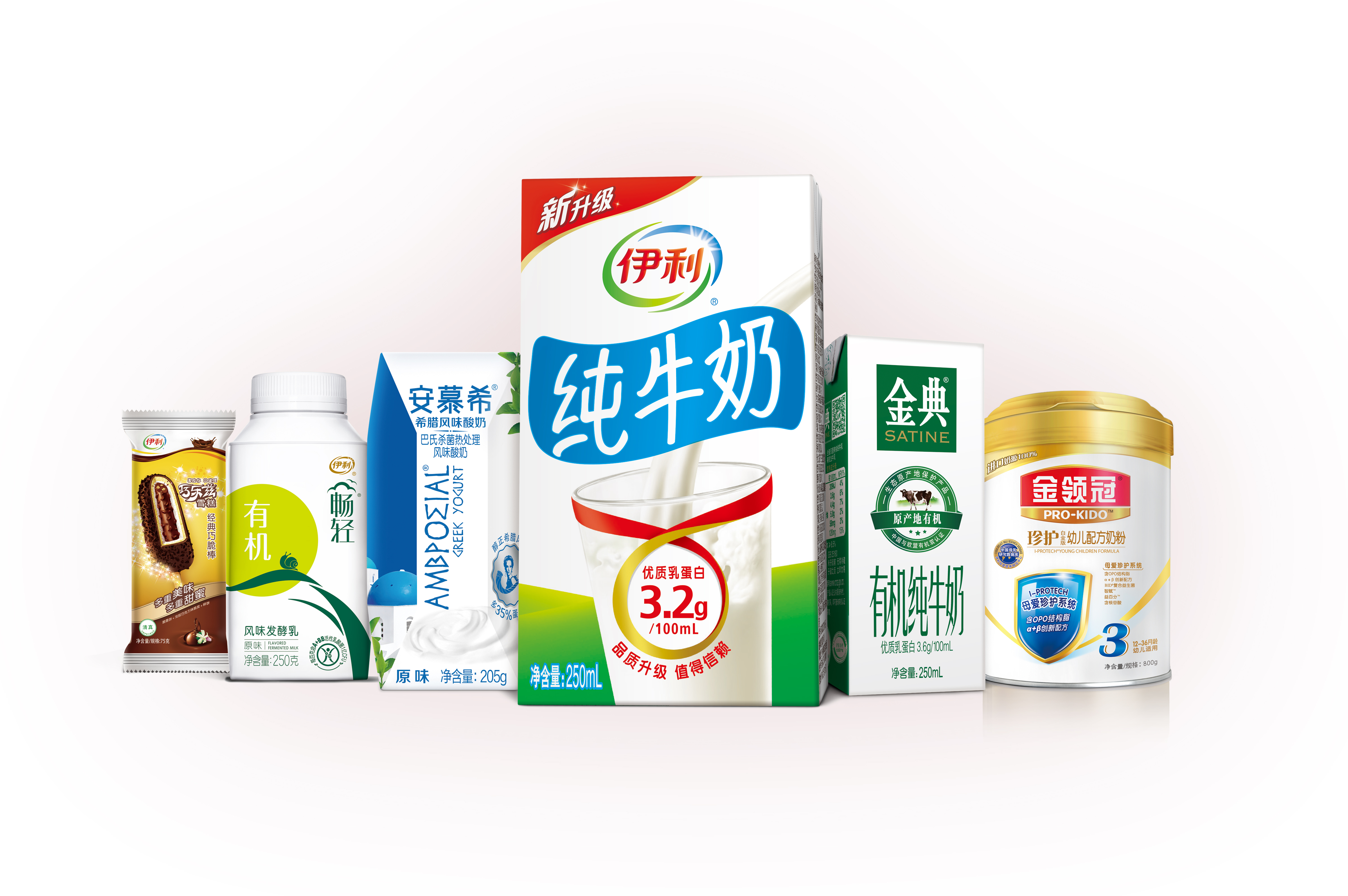 图为伊利产品