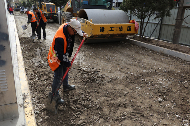 凉州城区破损道路维修改造工程全面启动