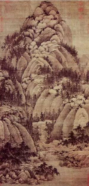 31、《秋山问道图》/巨然