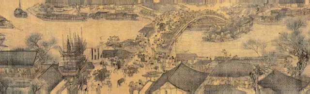 40、《清明上河图》·局部/张择端