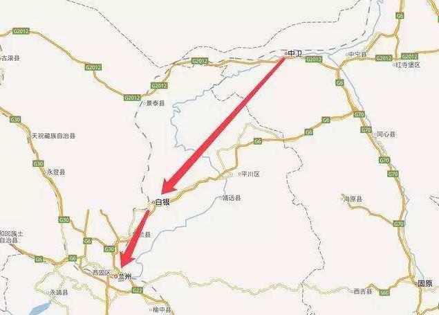 继续向西经兰州新区截至既有铁路中川城际树屏线路所,引入兰州西客站