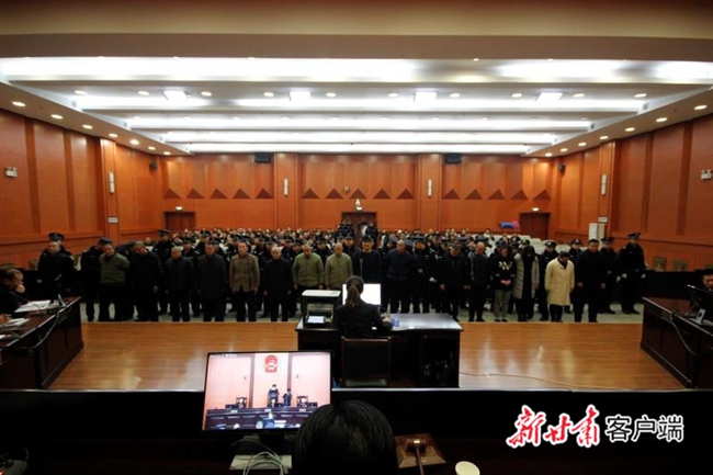 临泽县吴荣等17人涉恶势力犯罪集团成员今日各领其刑