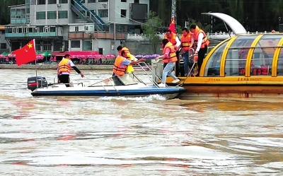 游船失火、游客突发疾病 水上旅游突发事件应急演练在兰举行