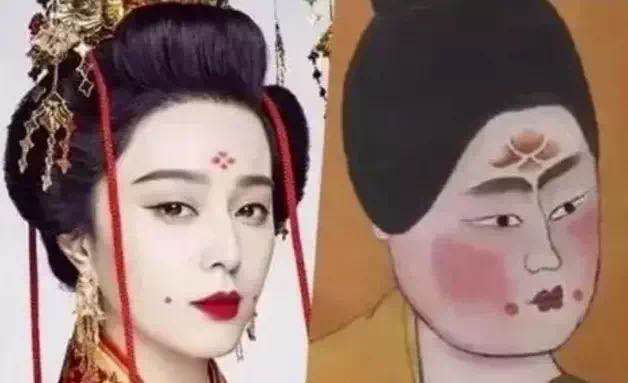唐代民风开放,因此唐女子妆容多有变化,仅晚唐时期三十多年时间里,唇