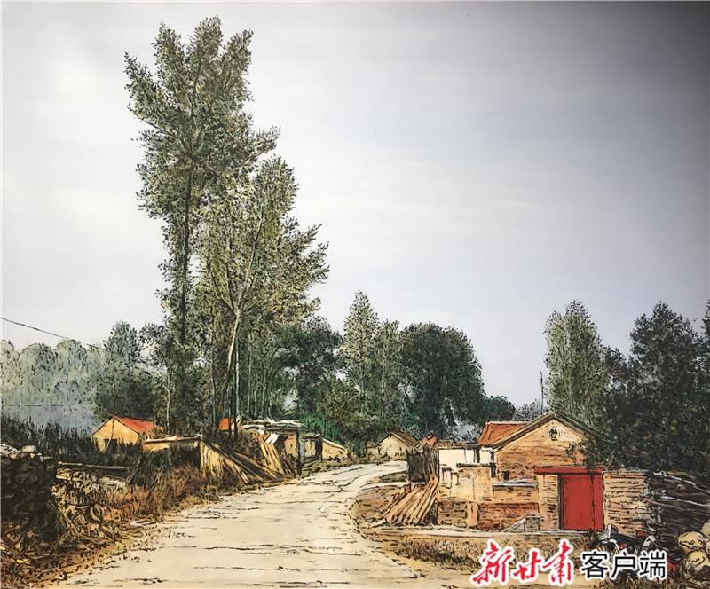 心中风景，关宏臣油画作品兰州邀请展开展