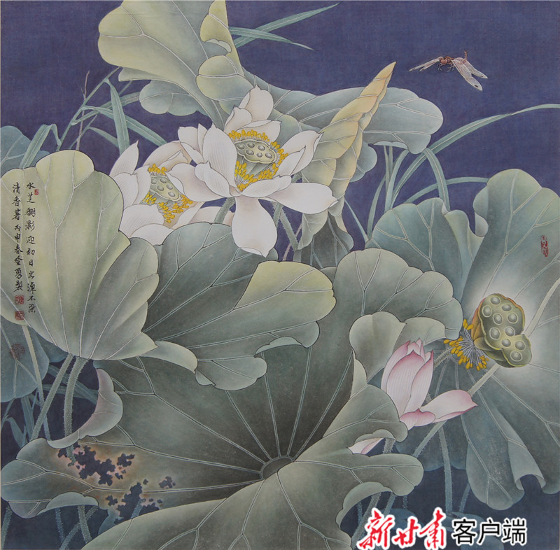 14、出淖不染清香著 纸本 68x69cm 2016年.jpg 14、出淖不染清香著 纸本 68x69cm 2016年.jpg