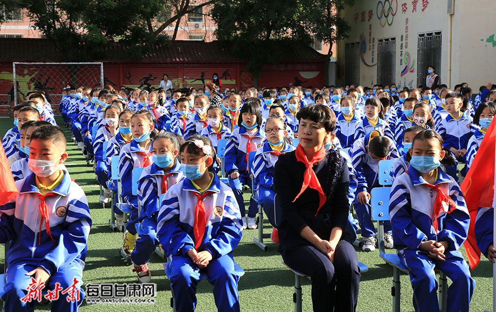 张掖甘州区小学庆祝"六一"儿童节