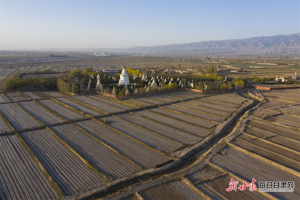 白塔寺,又名百塔寺,位于武威市城东南20公里的武南镇白塔村.