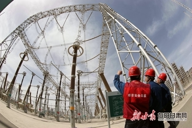 甘肃首座特高压换流站年检启动 助力"碳达峰,碳中和"目标实现