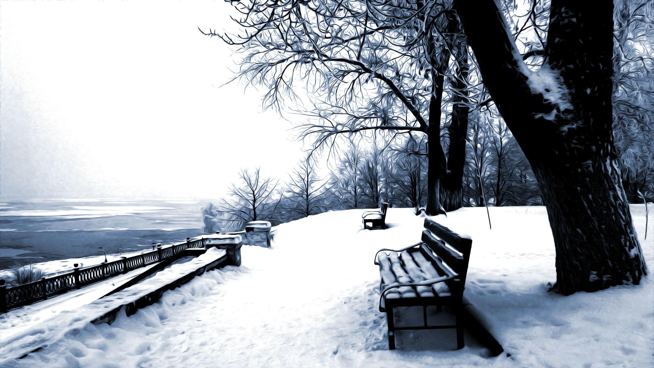 冬景片段图片