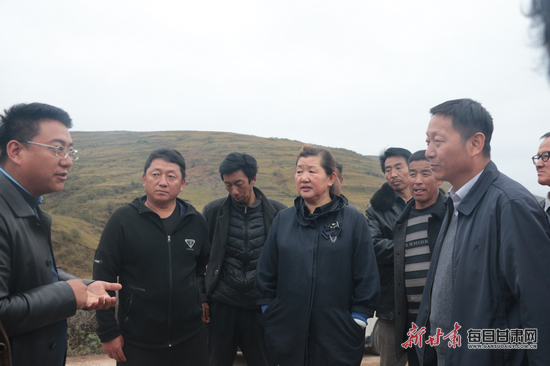 甘肃民族师范学院党委书记杨卓玛一行赴合作市调研指导帮扶工作