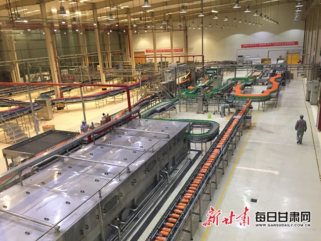 铜仁·苏州工业园区农夫山泉现代化生产车间.