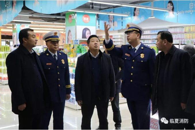 临夏州委常委副州长赏进孝带队开展春节前夕消防安全检查图