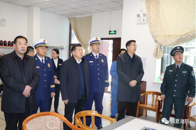 临夏州委常委副州长赏进孝带队开展春节前夕消防安全检查图