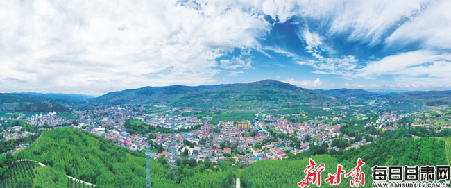 略阳县最大的镇图片
