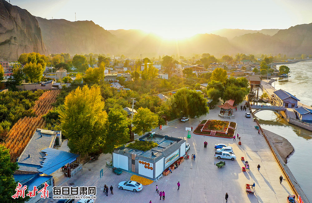 金秋景泰 最美龙湾村-图库-每日甘肃网