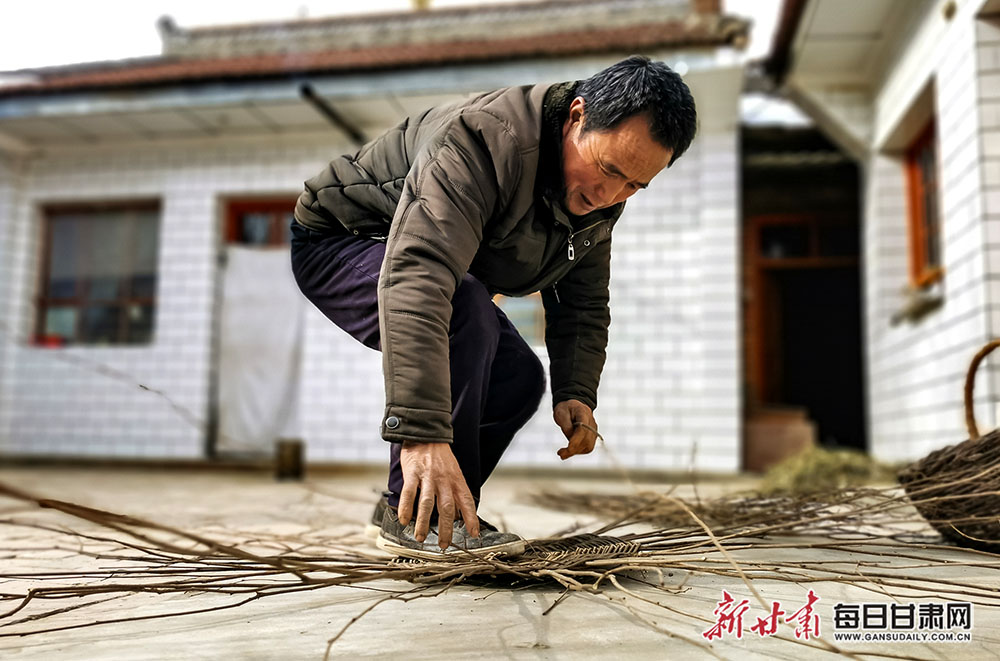 荆条编筐教程图片