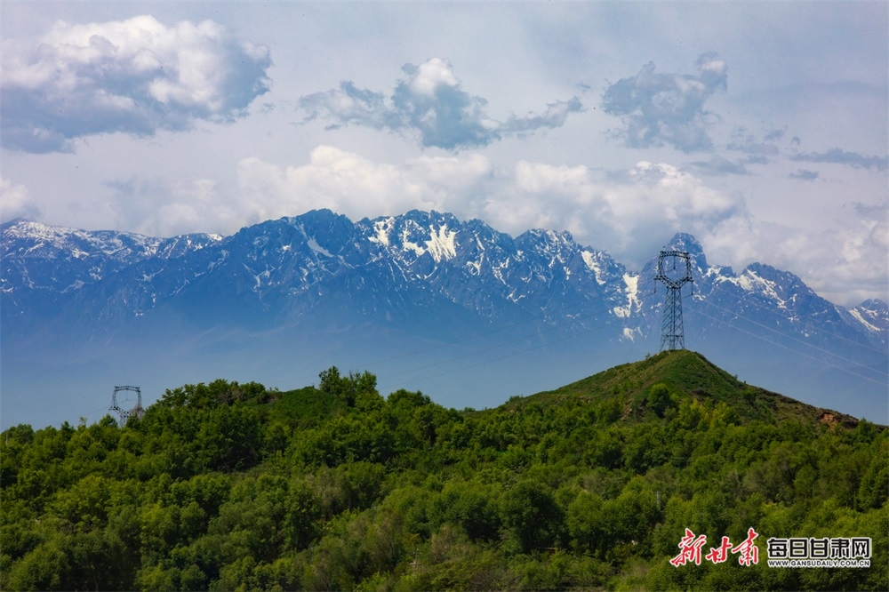 河州八景之露骨积雪太子山-图库-每日甘肃网
