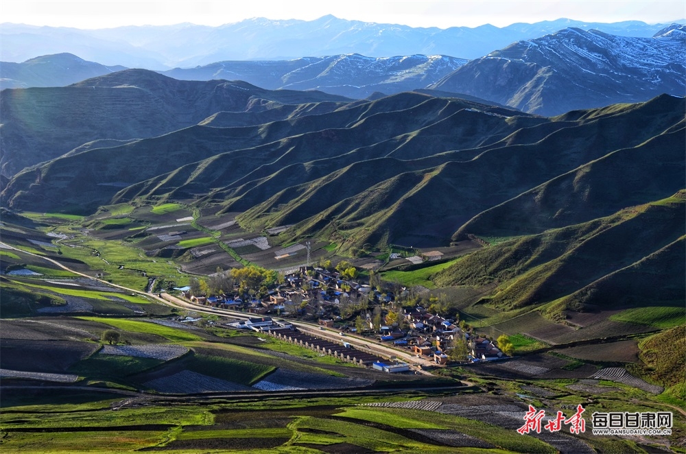 蓝天白云牧歌悠悠 夏日宕昌县滩子草原美呀!