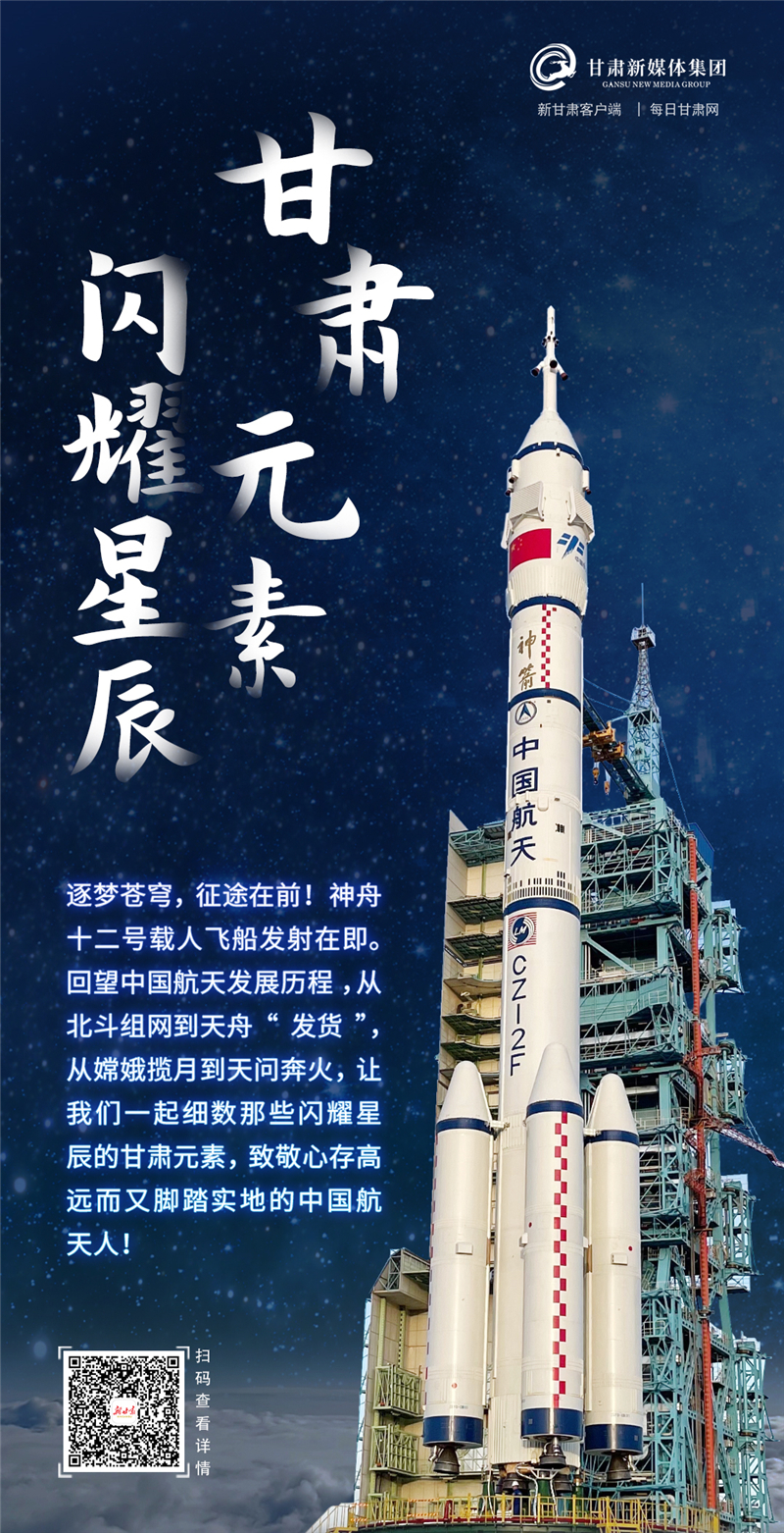 微海报甘肃元素闪耀星辰