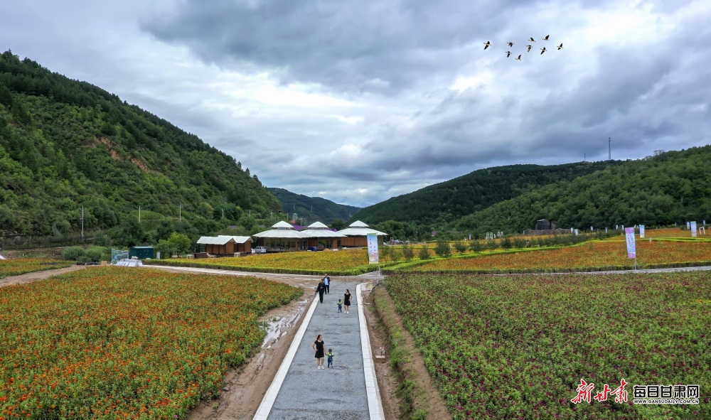 合水县花溪谷旅游景区图片