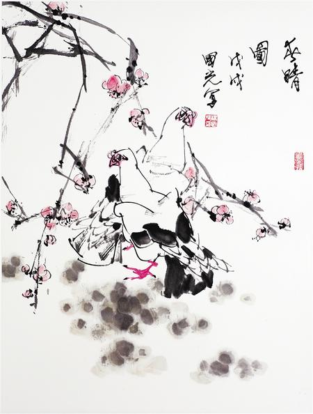 以格取胜超以象外杨国光花鸟画赏析