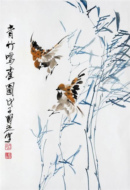 以格取胜超以象外杨国光花鸟画赏析