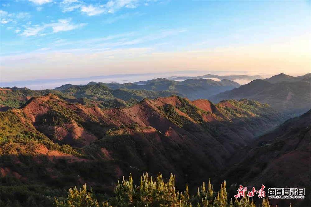 在西和云华山,遇见云和"海"的约会