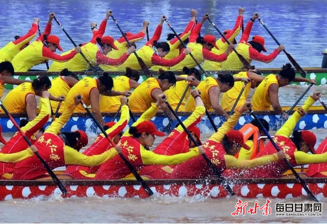 6月10日 2023年中国龙舟公开赛（甘肃・永靖站）“热浪”开赛