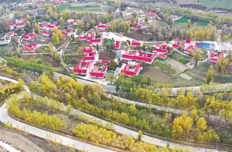 助农增收河崖村农家乐安集镇的花椒产业吹麻滩镇全貌满眼生机日争新