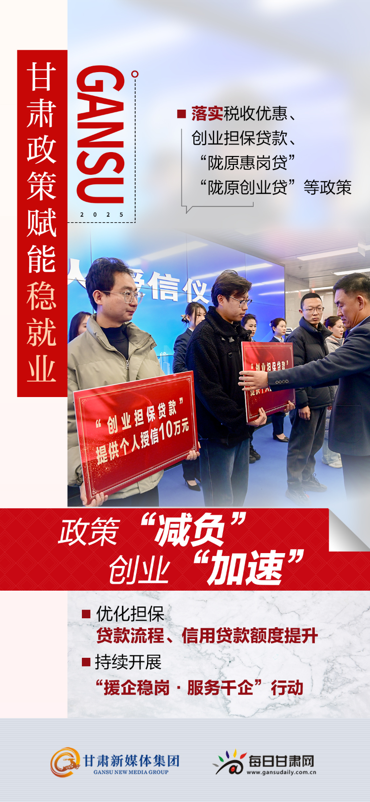 【微海報】甘肅政策賦能穩就業