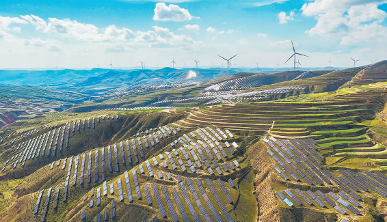 通渭：光伏風(fēng)電繪就生態(tài)美卷