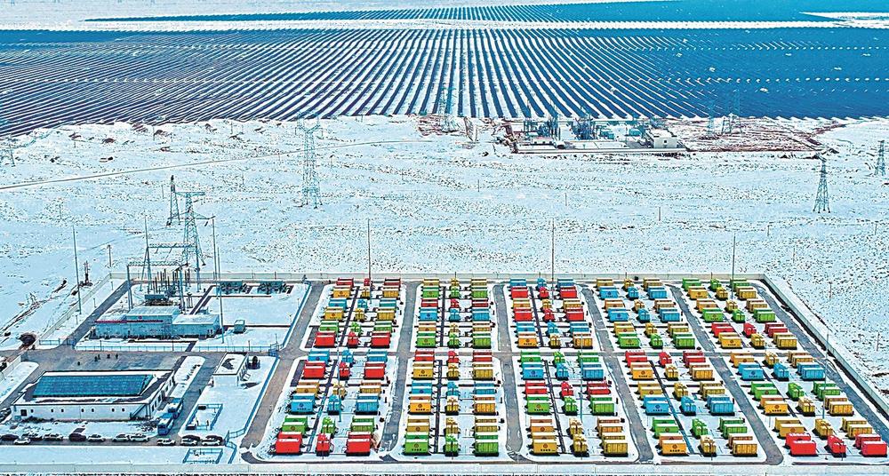 甘肃最大独立储能项目在张掖并网启动