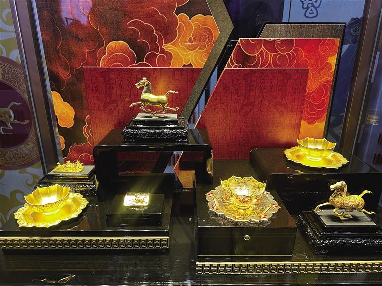 马踏飞燕文创珠宝系列在兰首发 文旅赋能贵金属产业招商推介会举行
