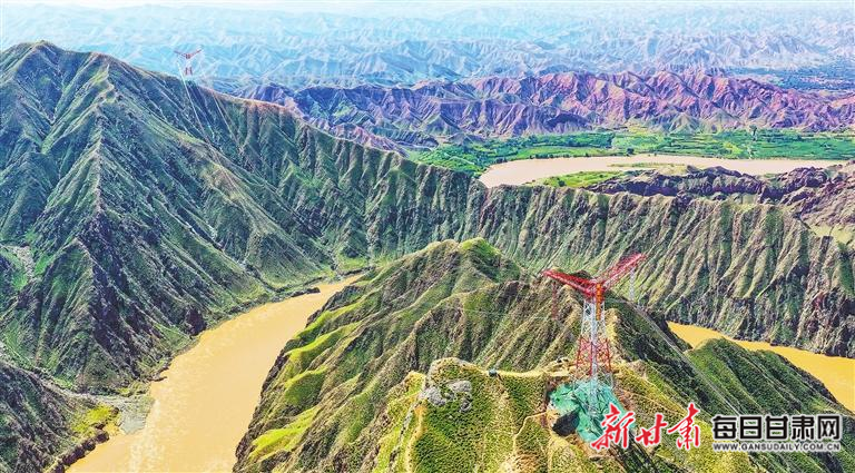 陇电入浙工程甘肃段全线贯通